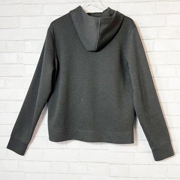 Perry Ellis Full Zip Heather Gray Hoodie Track Jacket Women's Size M - Picture 9 of 9